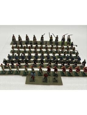 25mm Turkish Handpainted Mounted Soldiers Lot X84 Metal Miniatures Figures War
